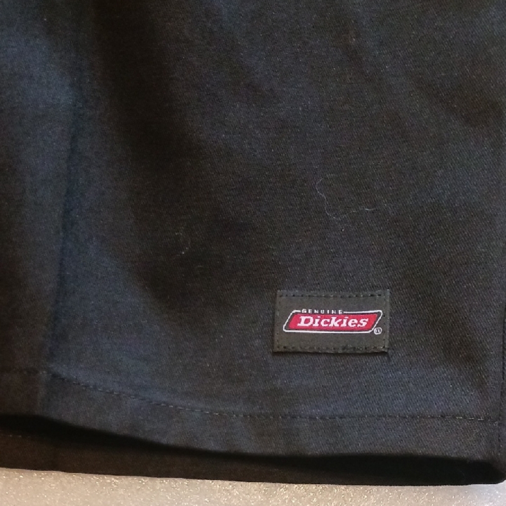 ****Dickies Black Men's Flat Front Work Shorts Size 34 X 13 - Picture 2 of 6